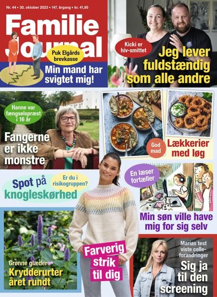 Familie Journal – Uge 44 – 30 Oktober 2023 Cover