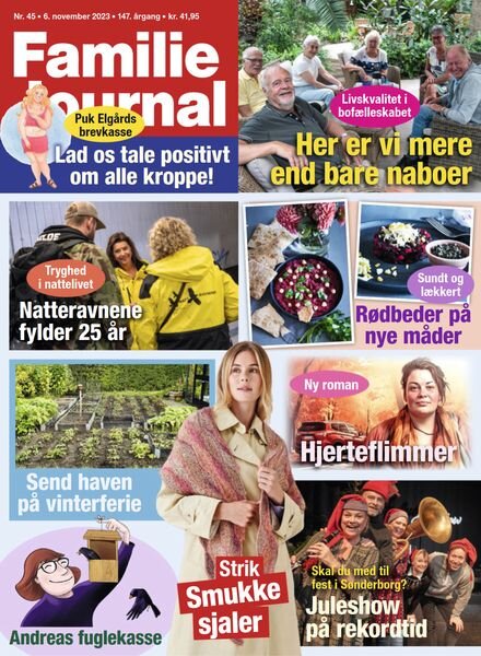 Familie Journal – Uge 45 – 6 November 2023 Cover