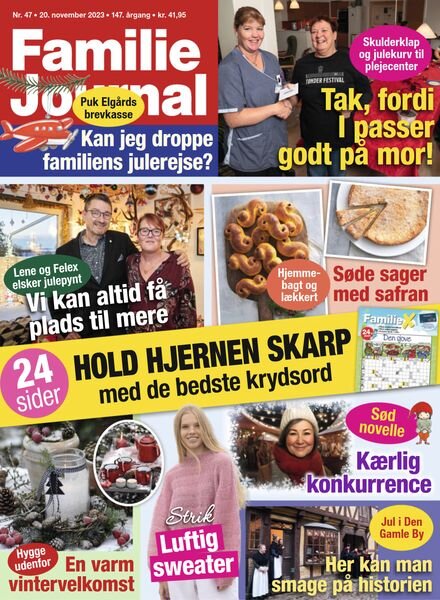 Familie Journal – Uge 47 – 20 November 2023 Cover