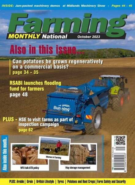 Farming Monthly National – October 2023 Cover
