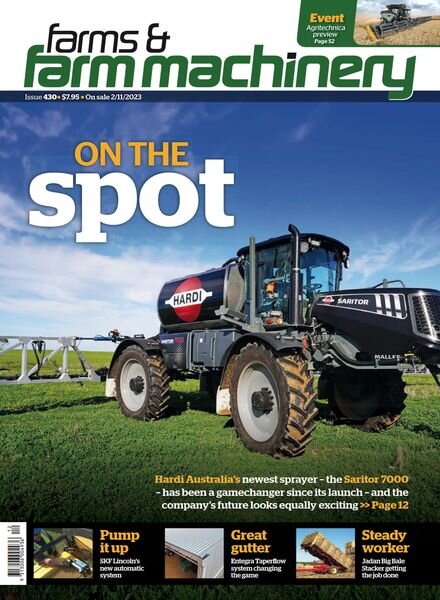 Farms and Farm Machinery – Issue 430 – 2 November 2023 Cover
