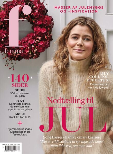 Femina Denmark – Uge 44 – 2 November 2023 Cover