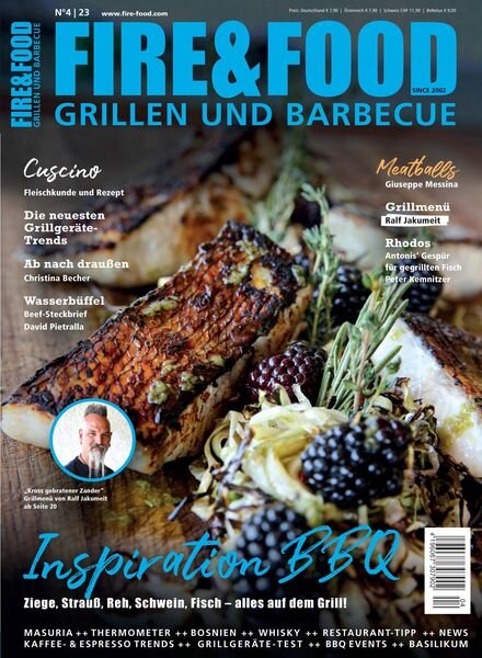 Fire & Food Grillen und Barbecuen – November-Dezember 2023 Cover