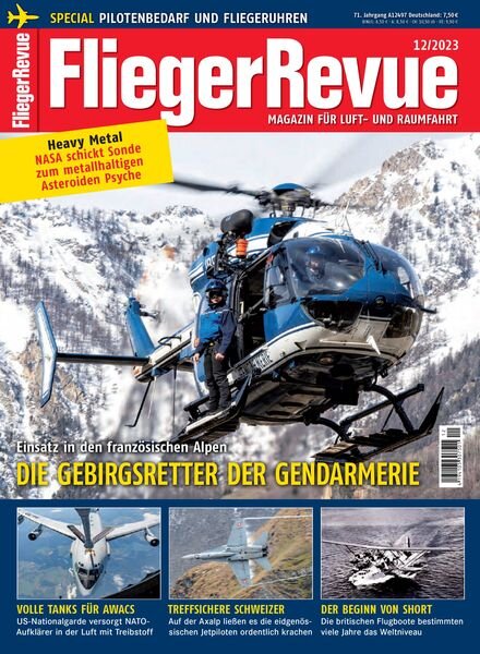 FliegerRevue – Dezember 2023 Cover