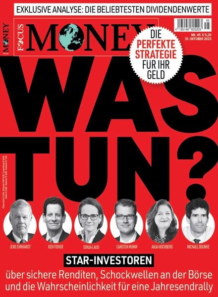 Focus Money – 1 November 2023 Cover