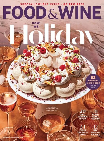 Food & Wine USA – December 2023 – January 2024 Cover
