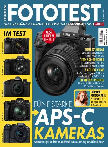 Fototest – November-Dezember 2023 Cover