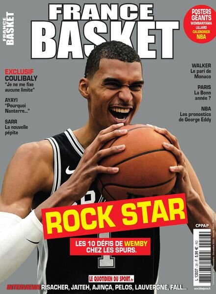 France Basket – Novembre-Decembre 2023 – Janvier 2024 Cover