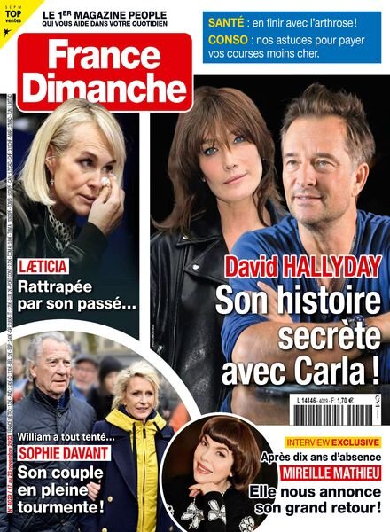 France Dimanche – 17 Novembre 2023 Cover
