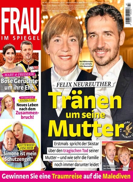 Frau im Spiegel – 15 November 2023 Cover