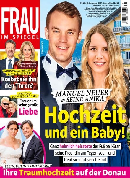 Frau im Spiegel – 22 November 2023 Cover