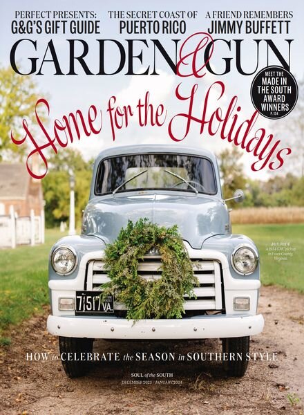 Garden & Gun – December 2023 – January 2024 Cover