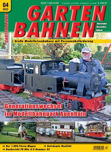 Gartenbahnen – November-Dezember 2023 Cover