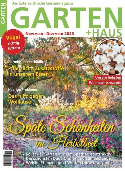Garten+Haus – November-Dezember 2023 Cover