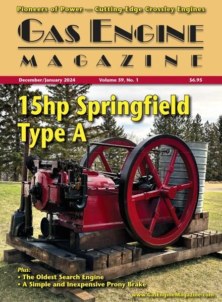 Gas Engine Magazine – December 2023 – January 2024 Cover