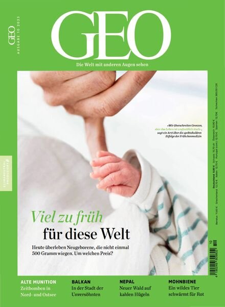 Geo Germany – Oktober 2023 Cover