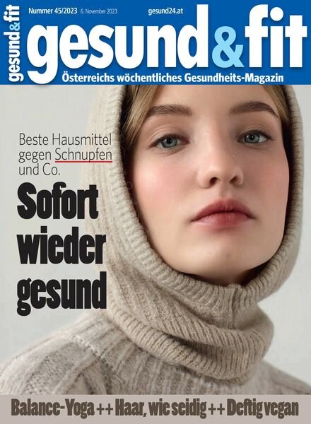 Gesund & Fit – November 2023 Cover