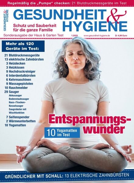 Gesundheit & Hygiene – November 2023 Cover