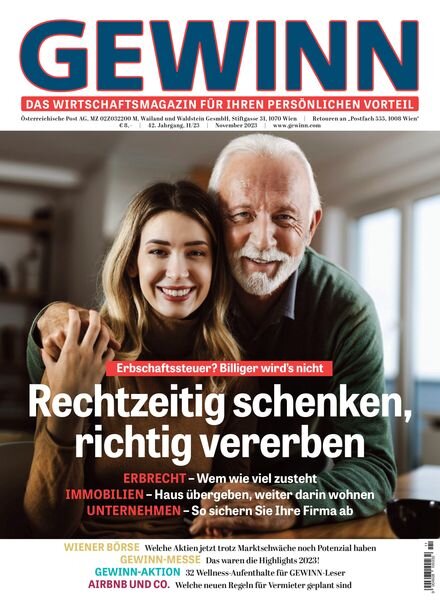 Gewinn – November 2023 Cover
