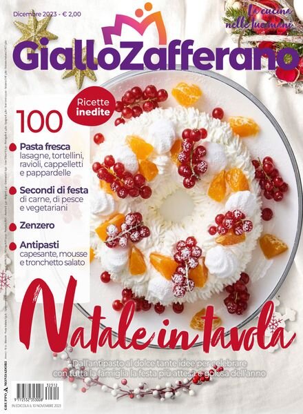 Giallo Zafferano – Dicembre 2023 Cover