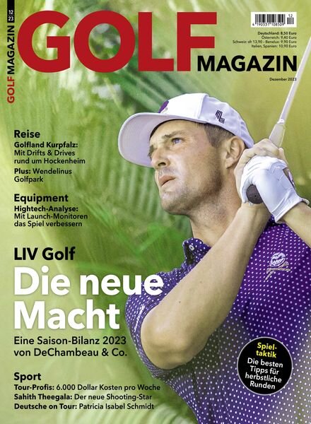 Golf Magazin – Dezember 2023 Cover