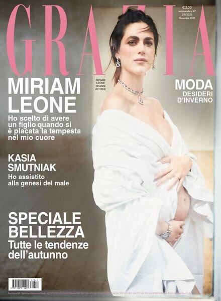 Grazia Italia – 2 Novembre 2023 Cover