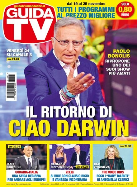 GuidaTV – 14 Novembre 2023 Cover