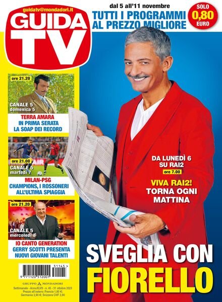 GuidaTV – 31 Ottobre 2023 Cover