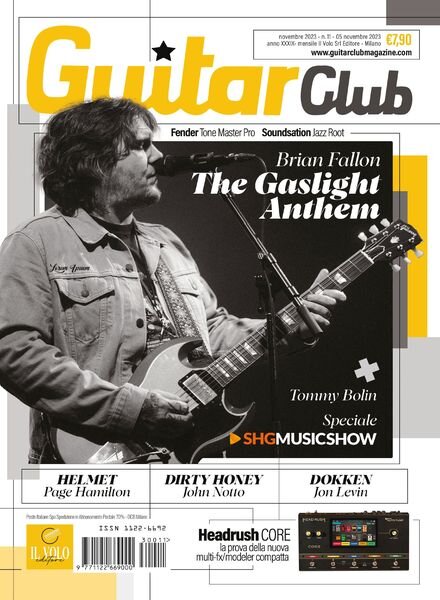 Guitar Club Magazine – Novembre 2023 Cover
