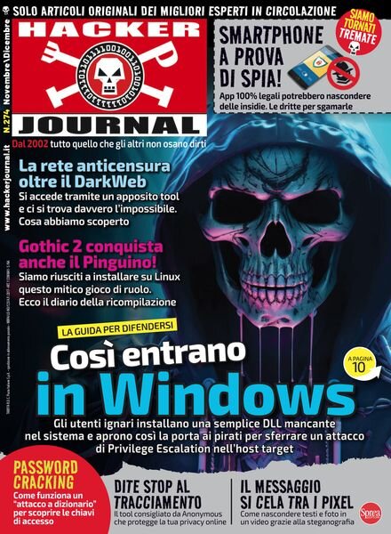 Hacker Journal – Novembre-Dicembre 2023 Cover
