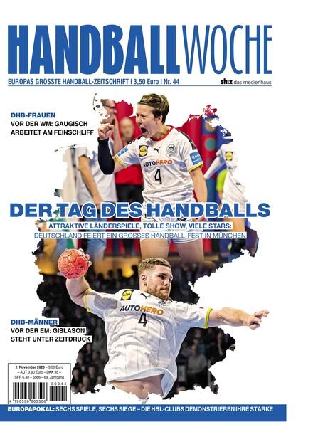Handballwoche – 1 November 2023 Cover