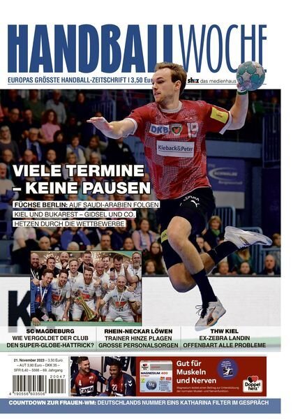 Handballwoche – 21 November 2023 Cover