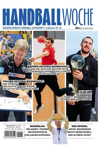 Handballwoche – 7 November 2023 Cover
