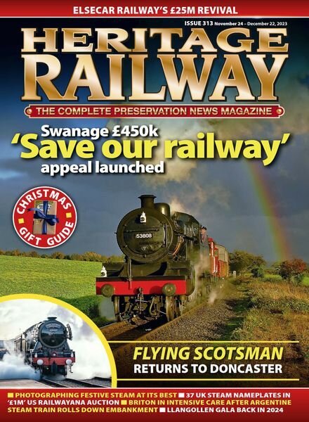 Heritage Railway – Issue 313 – November 24 2023 Cover