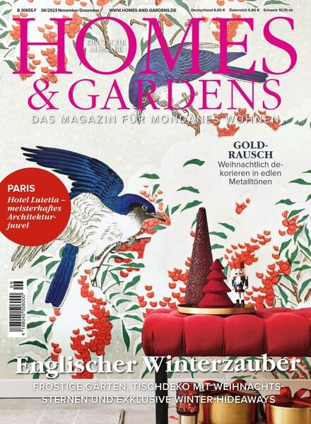 Homes & Gardens Germany – November-Dezember 2023 Cover
