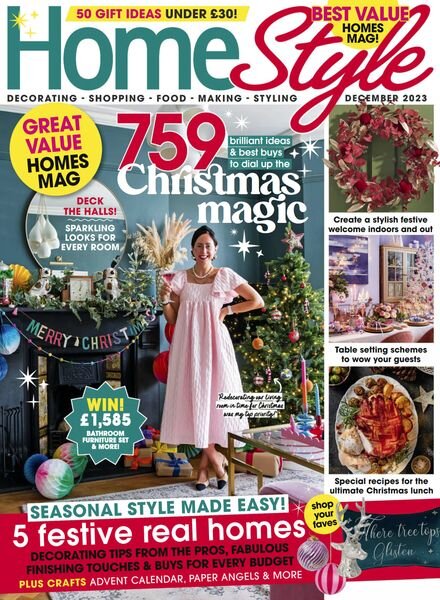 HomeStyle UK – December 2023 Cover