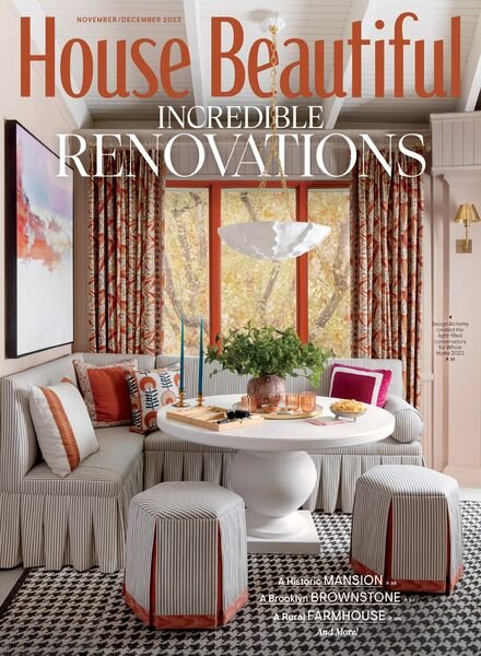House Beautiful USA – November-December 2023 Cover