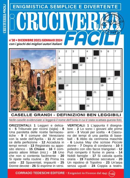 I Cruciverba Facili – Novembre 2023 Cover