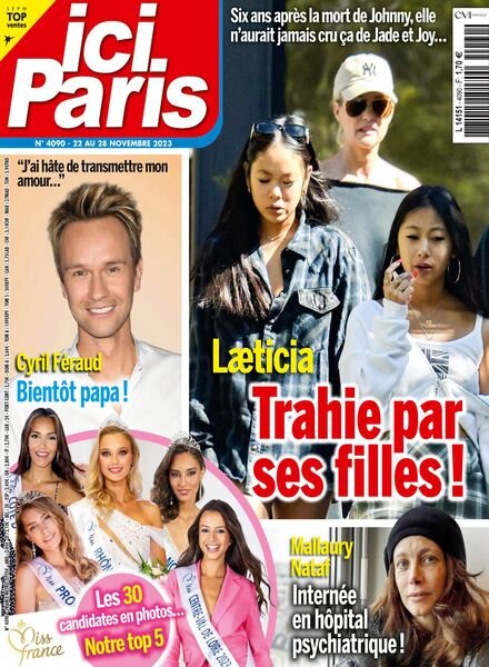 Ici Paris – 22 Novembre 2023 Cover