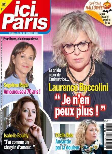 Ici Paris – 25 Octobre 2023 Cover