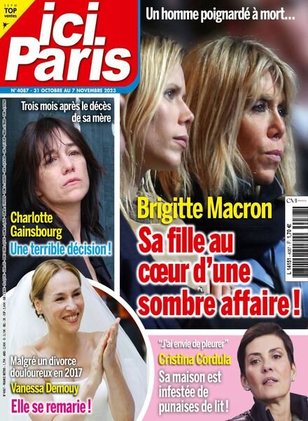 Ici Paris – 31 Octobre 2023 Cover