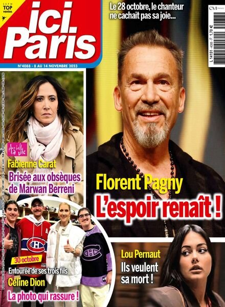 Ici Paris – 8 Novembre 2023 Cover