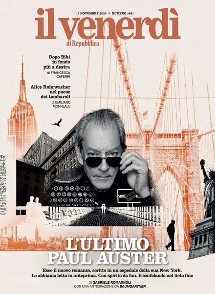 Il Venerdi di Repubblica – 17 Novembre 2023 Cover