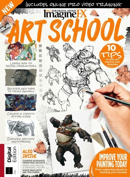 ImagineFX Presents – Art School – 3rd Edition – November 2023 Cover