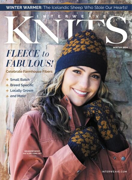Interweave Knits – Winter 2024 Cover