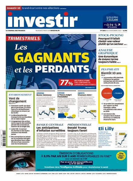 Investir – 10 Novembre 2023 Cover