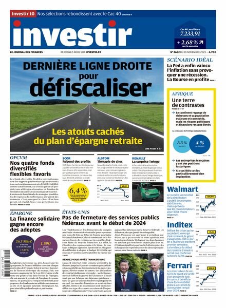 Investir – 18 Novembre 2023 Cover