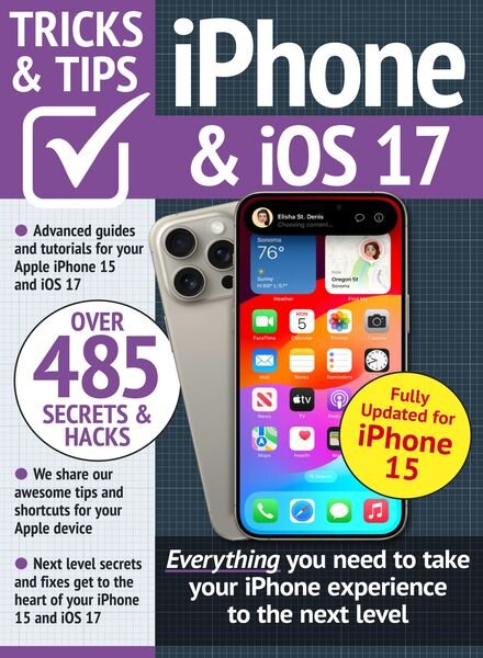 iPhone & iOS 17 Tricks & Tips – November 2023 Cover