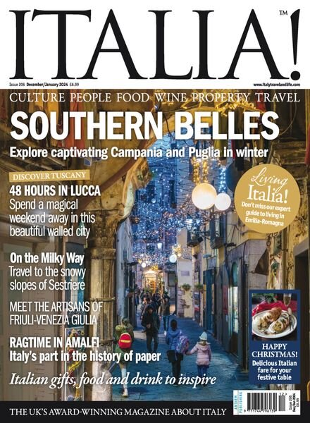 Italia! Magazine – December 2023 – January 2024 Cover
