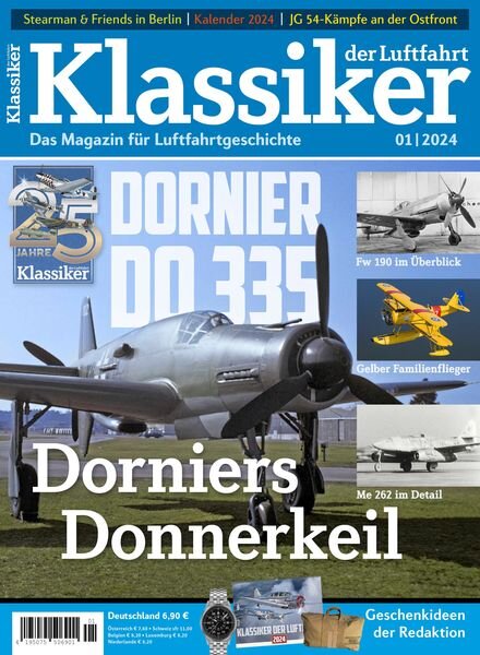 Klassiker der Luftfahrt – Januar 2024 Cover
